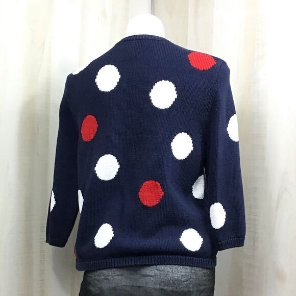 Pendleton Vintage CrewNeck Button Down 3/4 Sleeve Sweater Size Large - Picture 3 of 6